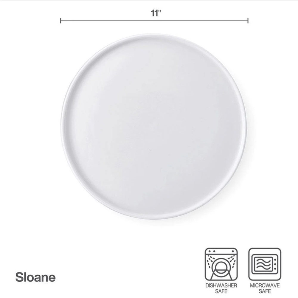 Mikasa - SLOANE SET OF 4 DINNER PLATES 11 inch - Picture 4 of 4